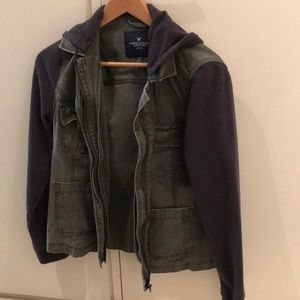 American eagle sweater jacket